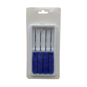 Juego de 4 Herramientas para Remover Sellos de Máquinas de Café, Mango Azul, Destornillador de Gancho, Ángulo Recto, Reparación Mecánica - Product Image 1