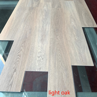 Helle Eiche 125x625 Fischgrätmuster Neues Material Micro Bevel SPC Bodenbelag Uniclic Verriegelung LVP Dielen