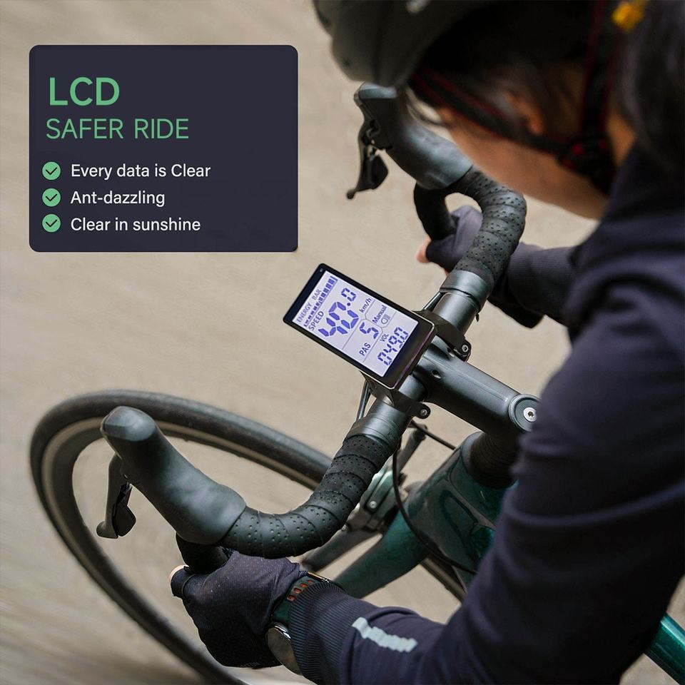Multifunctional 24V 36V 48V 60V Electric Bicycle Computer with ...