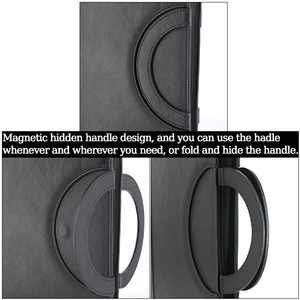 Organizador de documentos todo en uno Carpeta de anillas para documentos Carpeta de archivos Cartera con asa Soporte para teléfono - Product Image 4