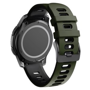 <span class=keywords><strong>Bracelet</strong></span> de montre intelligente Double couleur 20mm 22mm pour <span class=keywords><strong>Garmin</strong></span> <span class=keywords><strong>Forerunner</strong></span> <span class=keywords><strong>245</strong></span> 64 Vivoactive 3 <span class=keywords><strong>Bracelet</strong></span> en Silicone accessoires - Product Image 4