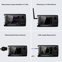 Analyseur de réseau vectoriel portable PORTXVNSA Nano VNA-H4 Plus, analyseur d'antenne, fréquence de mesure 50KHz-2.7GHz, conception Edv555