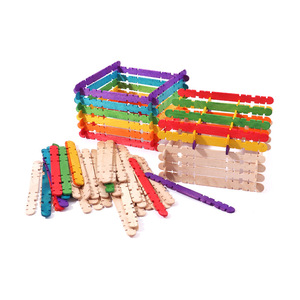 Geringe Mindestbestellmenge 50 Stück Kindersichere Holz-Sägezahn-Bastelstäbe zur Förderung der Kreativität und Problemlösungsfähigkeiten von Kindern - Product Image 1