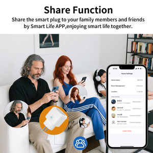 Tuya cuộc sống thông minh Alexa điều khiển bằng giọng nói EU <span class=keywords><strong>wifi</strong></span> thông minh cắm điện ổ cắm 16A/20A với ổ cắm màn hình chức năng thời gian - Product Image 4