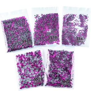 OLeeya Vente en gros SS6 -SS30 Strass thermocollants qualité DMC 1440 pièces Pierres en verre à 12 facettes pour maillots de bain, sacs et accessoires - Product Image 3