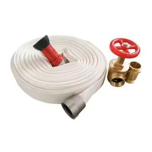Tuyau d'incendie en PVC de 1 1/2 po x 30 m avec raccord en aluminium 220 PSI, accessoire d'équipement de lutte contre l'incendie - Product Image 5