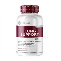 Comprimés de soutien pulmonaire 30/60/90 unités – Complément alimentaire pour la santé respiratoire et aide à la déshabillage tabagique
