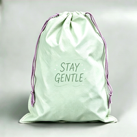 Pochette de rangement pliable en non-tissé épais et résistant à l'usure avec cordon de serrage, motif dessin animé simple, pour collections de chaussures, sous-vêtements, gadgets d'extérieur