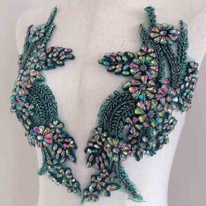 Handmade Tự Làm Hoa Thêu Ren Đính Cho Áo Len Ăn Mặc Với Mô Hình Động Vật Rhinestone Trang Trí Sew-On Made Cảm Thấy - Product Image 1