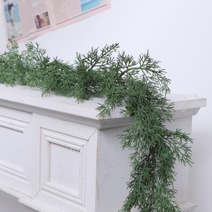 Noël rotin décor aiguilles de pin <span class=keywords><strong>artificielles</strong></span> feuilles en plastique plante fête décoration tiges d'arbre remise des diplômes nouvel an pâques - Product Image 3