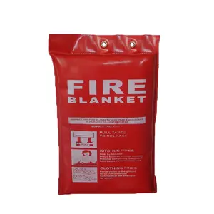 China fabricante atacado preço barato personalizado emergência fogo cobertor de solda de tratamento de calor cobertor