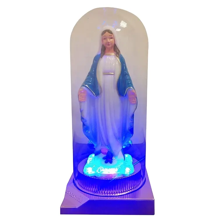 थोक ईसाई प्लास्टिक प्रतिमा वर्जिन <span class=keywords><strong>मैरी</strong></span> के साथ नेतृत्व में मूर्तिकला