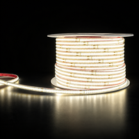 Bande lumineuse LED COB étanche IP65 pour extérieur, 220V, 240 LED découpables, 3000K 4000K 6000K, 10mm, blanc froid/chaud, pour jardin et décoration intérieure