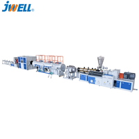 Le tuyau solide de mur de Jwell UPVC/PVC-C a utilisé l'extrudeuse à vendre l'extrudeuse en plastique