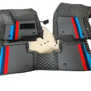 Car silk circle driver's seat main cab upper attached mats wrapped carpet two layers of anti-dirty waterproof foot mats
