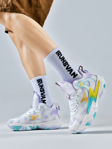 2024 High Quality Summer Running Sneakers Non-Slip Fashion High-Top Casual <strong>Basketball</strong> <strong>Shoes</strong> Men Women New Style <strong>Outdoor</strong> Sneakers - Product Image 4