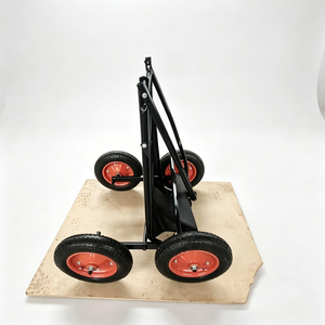 <span class=keywords><strong>Remorque</strong></span> de vélo tout-terrain en métal à quatre roues, capacité 1100 lb, pliable, chariot utilitaire robuste, camping en plein air, expédition - Product Image 1