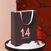 Saint Valentin Mariage Fiançailles Amour Kraft Sac En Papier Enfants Portable Cadeau Bonbons Sac Mignon Goodie Sac