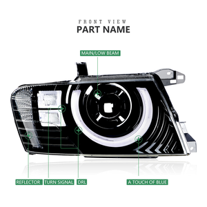 AURON Nouveau Phare Avant LED 32V 6000K 60W 6000 Lumens à Faisceau Bas pour Mitsubishi Pajero 2004-2011 Rénovation/Mise à Niveau - Product Image 1