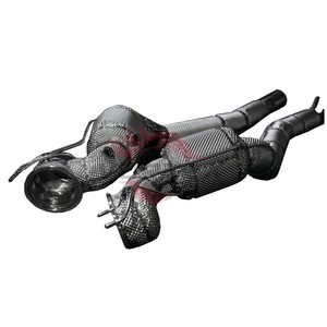 ท่อลงความเร็วสูงแบบป้องกันความร้อน Vortex สำหรับ Ferrari F12 Berlinetta 812 Superfast V12 ระบบไอเสียสำหรับรถแข่งสมรรถนะสูง - Product Image 3