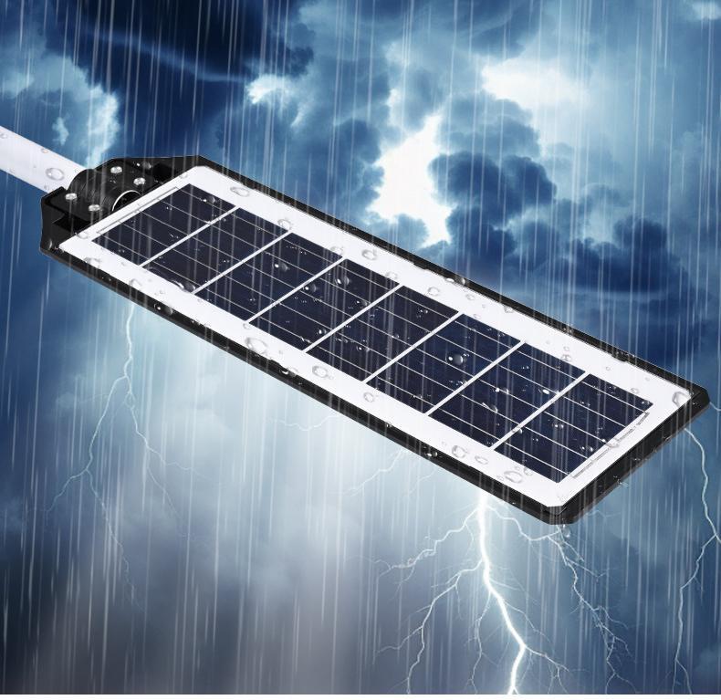 Solar LED Highway Street Light Waterproof IP67 with Battery Power Plastic Shade & Remote Control