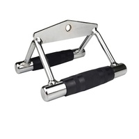 Kit de poulie pour triceps en acier portable MJW, accessoires d'entraînement intégrés pour la salle de sport, barre de traction latérale, poignée de traction, attache de câble pour