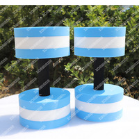 ZONWINXIN approvisionnement d'usine personnalisé Aqua Fitness aquatique mousse exercice haltères pour l'eau aérobic ensemble de 2 bleu