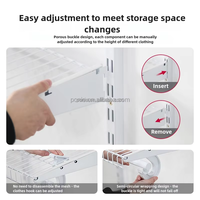 Armoire en acier personnalisable haut de gamme de 3,6 m avec portes en MDF verrouillables, grande capacité, rangement durable pour chambre à coucher, pour suspendre les vêtements