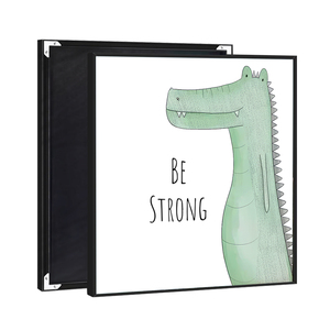 Impresión en Lienzo de <span class=keywords><strong>Cocodrilo</strong></span> de Dibujos Animados, Estilo Nórdico, para Cuarto Infantil, Impresión Digital Brillante, Pósteres Decorativos para Pared - Product Image 1