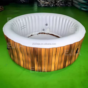 Bain à remous <span class=keywords><strong>gonflable</strong></span> rond portable 4-6 personnes Piscine <span class=keywords><strong>spa</strong></span> <span class=keywords><strong>gonflable</strong></span> Piscine à remous extérieure avec pompe - Product Image 2