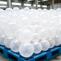 Boule flottante creuse en plastique HDPE pour le contrôle de l'évaporation et des odeurs des piscines de récupération des eaux usées des décharges