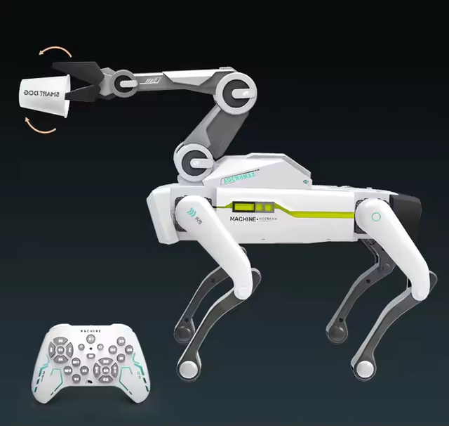 AI Intelligent Robot Dog Toy Three-Shaped Machine with Voice Command & Remote Control Programming for Sports & Entertainment