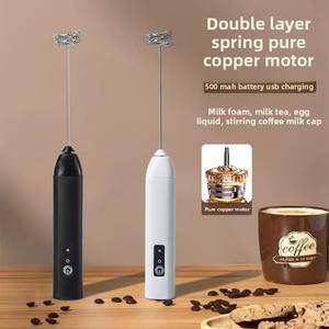 Halbautomati scher wiederauf ladbarer elektrischer Hand mixer D01 Whisk <span class=keywords><strong>Milk</strong></span> <span class=keywords><strong>Frother</strong></span> Foam Maker für den Hotel gebrauch Handheld Coffee Whisker - Product Image 4