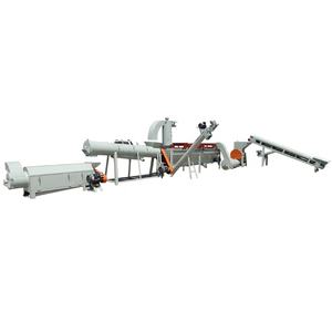 Déchets utilisés PE PP agriculture film sacs plastique lavage recyclage et ligne de granulation usine - Product Image 3