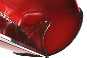 High Quality Metal Kitchen Camping Food <strong>Red</strong> Storage Box Bread <strong>Bin</strong> Village Style Stainless Steel Rolling <strong>Bin</strong> With Lid - Product Image 5