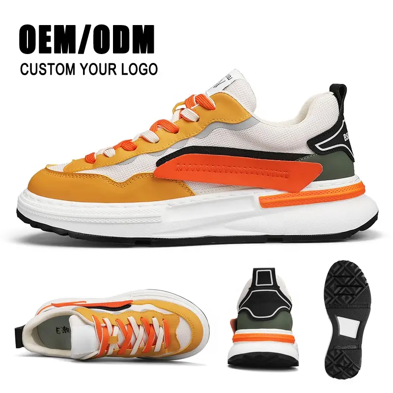 2023 Fashion Customized Designer Mens Running Sports Shoes Custom Logo Mens Sneakers for Men
