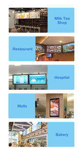 Цифровые вывески и дисплеи висит настенный ЖК-сенсорный экран рекламный монитор - Product Image 6