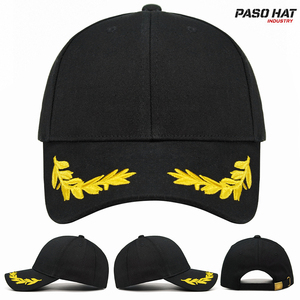 <span class=keywords><strong>Cappello</strong></span> da Baseball da Uomo 2026 Personalizzato, Comodo e Regolabile, per Sport e Attività all'Aperto, <span class=keywords><strong>Rosso</strong></span> Nero Blu Navy, con Ricamo Foglie di Quercia, Stile Capitano - Product Image 1