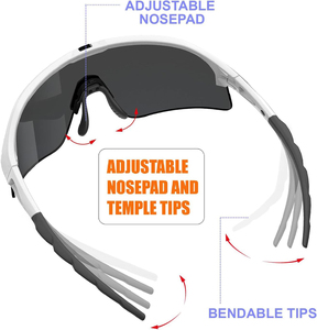 Lunettes de soleil de cyclisme pour adultes pas chères, monture PC multicolore, protection contre le vent et le sable, sports de plein air, baseball, pêche, course à vélo - Product Image 5