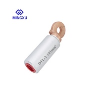DTL-2-70mm2 CE/IEC Certificat Cuivre Aluminium Connecteurs Bimétalliques Câble Cosses De Sertissage Bornes De Connexion Cosses