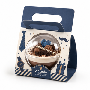 Caja de Regalo Transparente con Asa para Pastel Tiramisú, Dulces, Bolas de Caramelo, San Valentín, Halloween, Navidad, para Llevar - Product Image 4