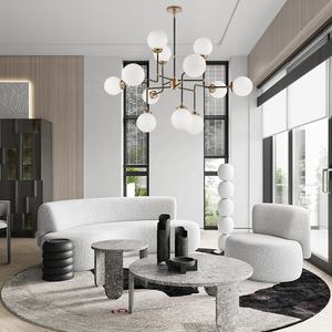 Lampe suspendue arabe, luminaire de hall, lampe de salon, mobilier, Max SUNFLOWER, lumière LED dorée, style antique, mariage, laiton, pièces, hôtel - Product Image 2