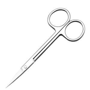 Tijeras microquirúrgicas para sutura de párpados dobles, acero inoxidable con revestimiento de porcelana y mango dorado, tijeras quirúrgicas de 11,5 mm - Product Image 1