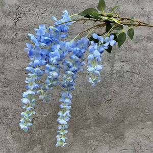 <span class=keywords><strong>Fleurs</strong></span> artificielles de glycine blanches en soie de haute qualité C-116, guirlandes suspendues individuelles, décoration florale pour mariage et salon - Product Image 6