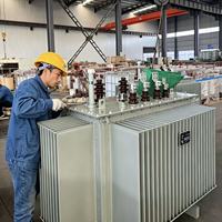 Transformador de Potencia Trifásico de 250 kVA con Certificación CE, Sumergido en Aceite de Aluminio, Alta Eficiencia, Alta Frecuencia, 11 kV 400 V, 2 Años de Garantía