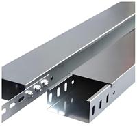 Plateau trapézoïdal en alliage d'aluminium, ventilé et résistant à la corrosion, adapté au déposement de câbles. Contactez le service client.