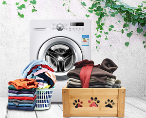 Petit panier de rangement en bambou écologique, vente en gros d'usine, design personnalisé avec motif d'animal mignon, panier à linge classique/boîte, mariage - Product Image 6