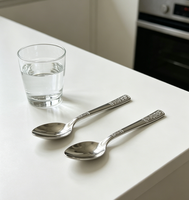 Ensembles d'argenterie en acier inoxydable - Écologiques et durables, emballage en gros pour restaurants, hôtels, design classique, événements de restauration, réutilisables