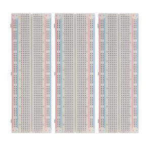 Aismartlink MB-102 màu đỏ và màu xanh dòng <span class=keywords><strong>Breadboard</strong></span> 830 lỗ <span class=keywords><strong>Breadboard</strong></span> thử nghiệm kết nối hội đồng quản trị 165*55*10mm - Product Image 1
