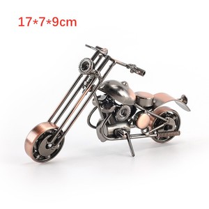 Metal Motorcycle <strong>Motorbike</strong> Birthday <strong>Gifts</strong> Vintage Metal Motorcycle Sculptures Statue Model Vintage Home Office Decoration - Product Image 5
